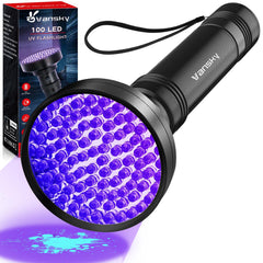 Vansky UV flashlight front view reveals hidden stains clearly
