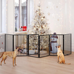 Vantas dog gate door lockable for safe pet passage between rooms