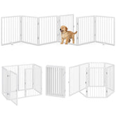 Vantas folding metal pet gate, 120 wide, ideal for wide hallways.