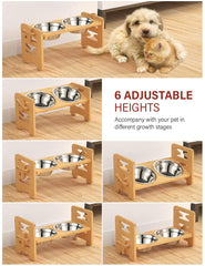 Vantic foldable raised dog bowls save space and simplify transport