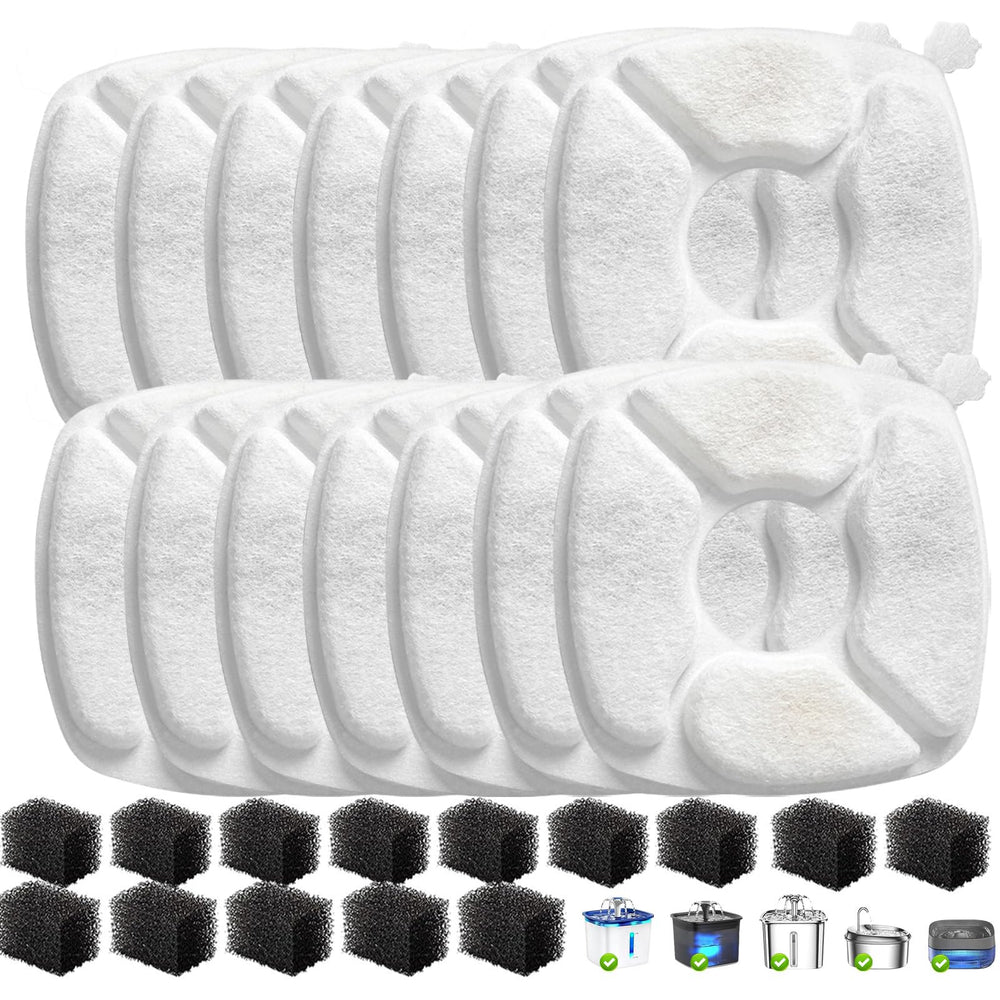 VANVE 28-piece cat fountain filter kit for clean water