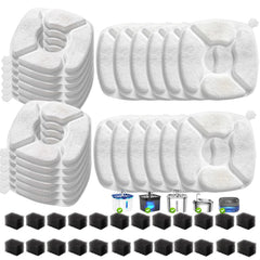 VANVE cat fountain filter kit with 48 pieces for easy maintenance