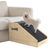 VavoPaw gentle-slope dog ramp enables easy couch access.