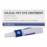 VAZULI Pet Eye Cream tube front, ideal for gentle daily eye care across species.
