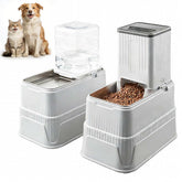 VE ThalasynTech elevated feeder and water dispenser front view for easy access and use