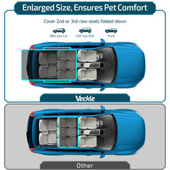 Veckle bumper flap shields paint during pet loading.