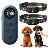 Veconix small dog shock collar with dual-dog remote training setup.