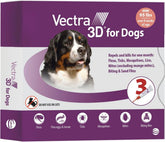 Vectra 3D Extra Large Dog bottle ready for monthly pest protection for large breeds.