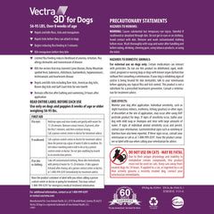 Vectra 3D Large Dog spot-on application shows quick, convenient protection for dogs.