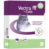 Vectra Large Cat bottle pour showing easy, mess-free flea prevention.