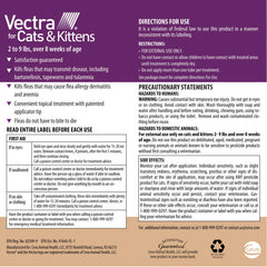 Vectra Small Cat on-contact-kill demonstrates rapid flea death after application.