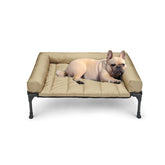 Veehoo cooling elevated dog bed with full frame for indoor and outdoor use