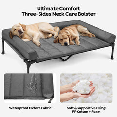 Veehoo breathable Teslin mesh promotes cooling airflow through the bed.