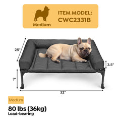 Veehoo bed pillow-top highlights three-sided support for comfy lounging.