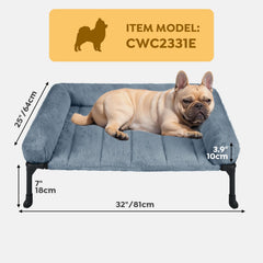 Veehoo bed with top mat removed demonstrates cooling mode
