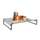Veehoo 43-inch outdoor elevated dog bed for cooling comfort