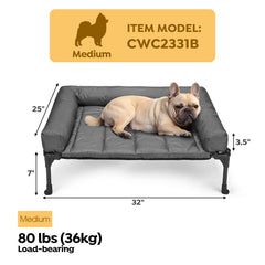 Veehoo removable waterproof bolster cushion on the bed provides easy cleaning.
