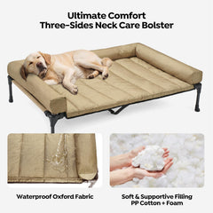 Veehoo Teslin mesh promotes airflow for a cooler resting spot on hot days.