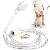 Veerlogix dog shower hose attachment offers a 6.5ft reach for pet baths.