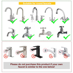 Veerlogix sink hose attachment with shower head for faucet rinsing.