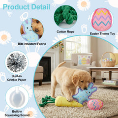 Vehomy Easter egg toy designed for teething puppies and busy minds.