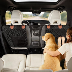Veitail dog car barrier backseat confinement for safer driving