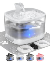 Veken cat water fountain with detachable tank for quick cleaning
