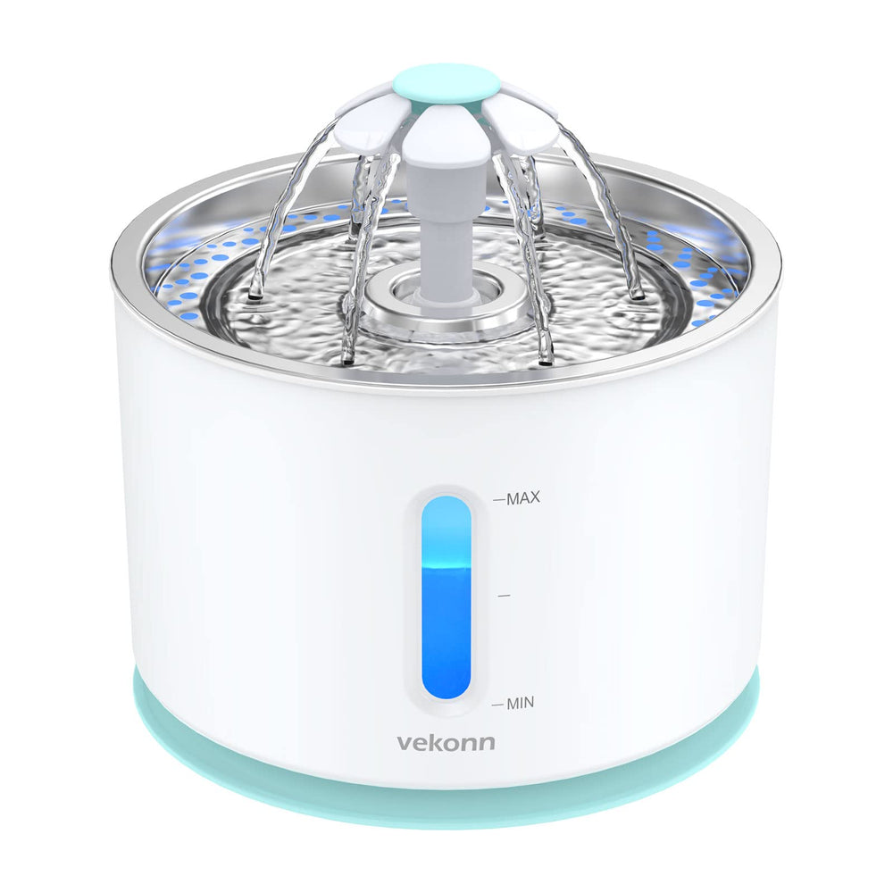Vekonn water fountain top with LED light for easy night visibility.