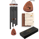 VENBEEL dog memorial wind chimes with paw pendant and calming visuals for remembrance