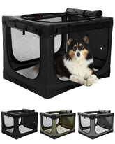 Veraste collapsible crate front view showing compact design for easy transport