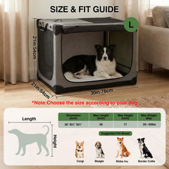 Veraste dog crate shown in an SUV trunk demonstrating space efficiency