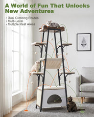 VERSASKY large perch offers a cozy lookout for big cats