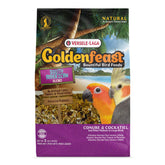Versele-Laga Goldenfeast South American Blend bag showing foraging enrichment for birds.