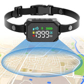 VERSMELO GPS Fence front view shows a compact collar ready for outdoor training.