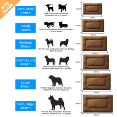 VERZEY dog bed anti-slip bottom helps keep your dog secure.