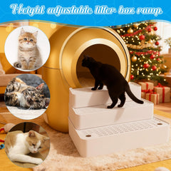 Vesici non-slip cat ramp steps provide secure footing on every ascent