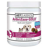 Vet Classics ArthriEASE-GOLD bottle for antioxidant-rich joint support.