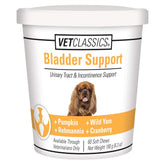 Vet Classics Bladder Support bottle front with soft chews for bladder health