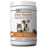 Vet Classics Liver Support soft chews jar supports healthy liver function