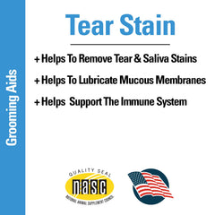 Paw-friendly Vet Classics Tear Stain soft chews sit on a kitchen counter.