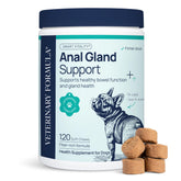 Veterinary Formula Anal Gland Support package front view promotes daily digestive balance for dogs.