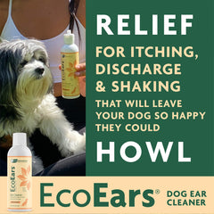 EcoEars applying ear cleaner shows easy application for a comfortable routine.
