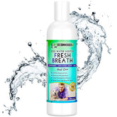 Vet Recommended dog breath water additive bottle ready for use in water