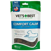 Vet's Best Comfort Calm soft chews dog bottle shows easy daily calm support