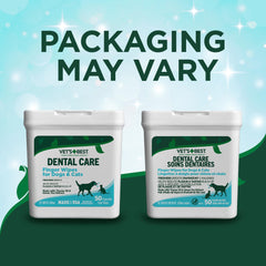 Wipe used to freshen a pet's breath with natural ingredients.