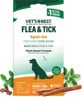 Vet's Best large dog flea drops bottle shown for easy at-home protection.
