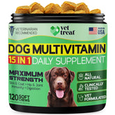 Vet Treat dog multivitamin chews close-up with chicken flavor for daily wellness