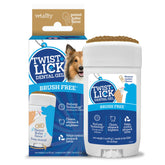 Vetality Twist and Lick dental gel bottle close-up showing easy daily use.