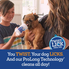 Vetality Twist Lick promotes fresh breath with chicken flavor dogs enjoy