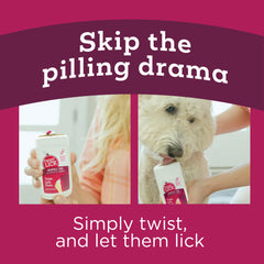 Vetality Twist Lick SimPill Gel Lock technology seals pills securely
